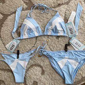 Vix Paula Hermanny Wave Blue Smoke Set - NWT